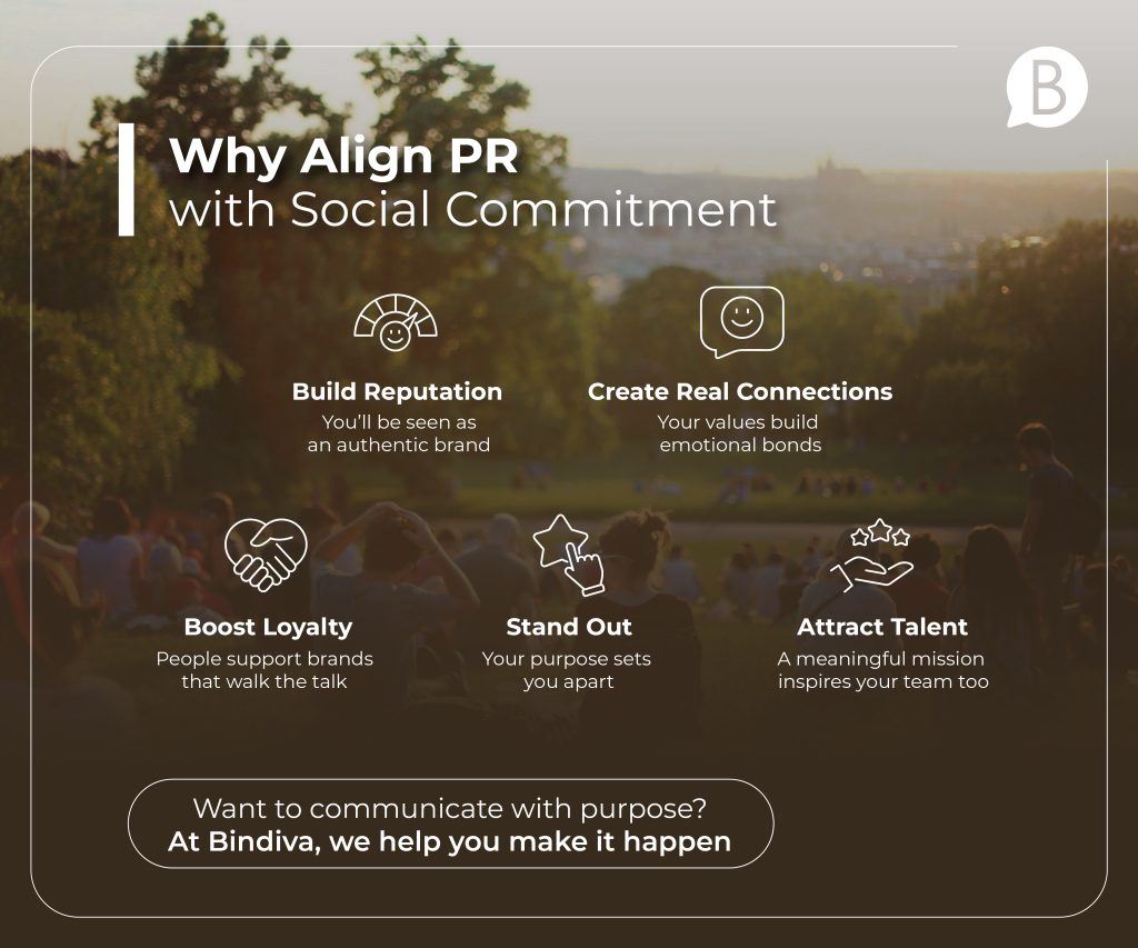 Infographic: aligning PR with social commitment